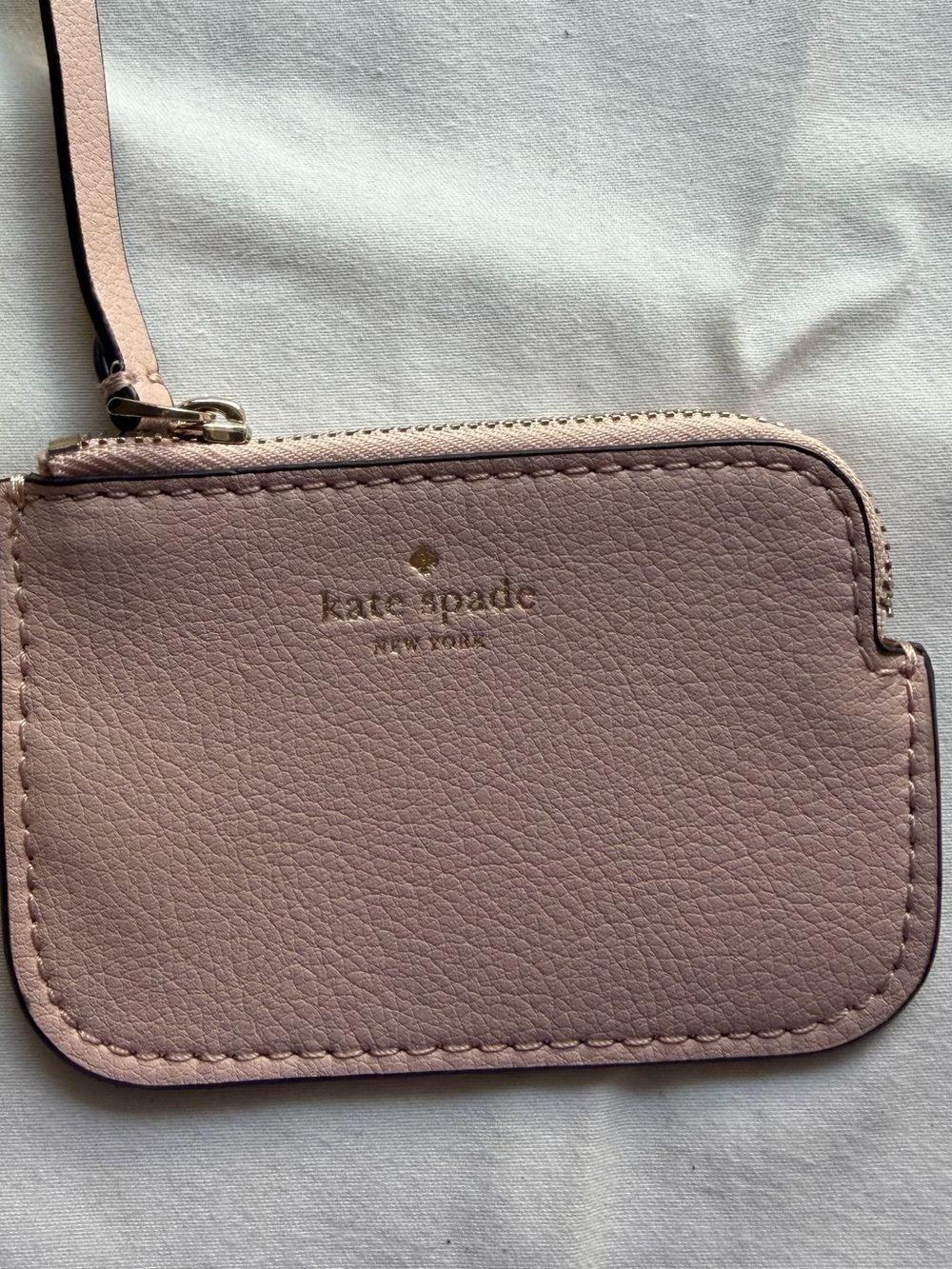 kate spade Blush Leather Wristlet Card Case